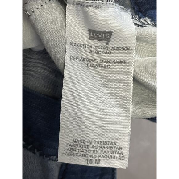 Levis Jeans Womens 16M Blue Mid Rise Skinny Stretch Denim Button Fly Pockets - Picture 14 of 16